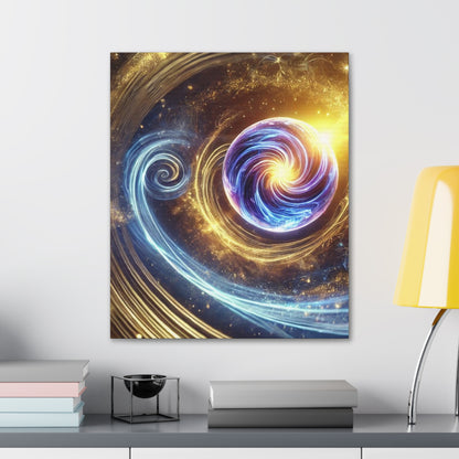 Energetic Orbs Art Canvas Ed. 15