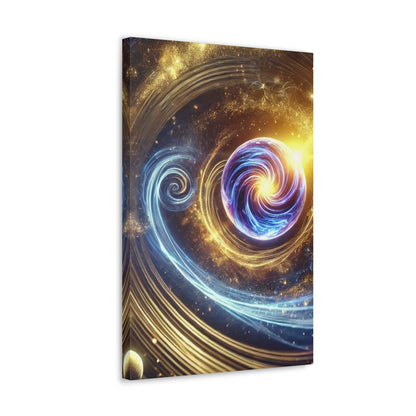 Energetic Orbs Art Canvas Ed. 15