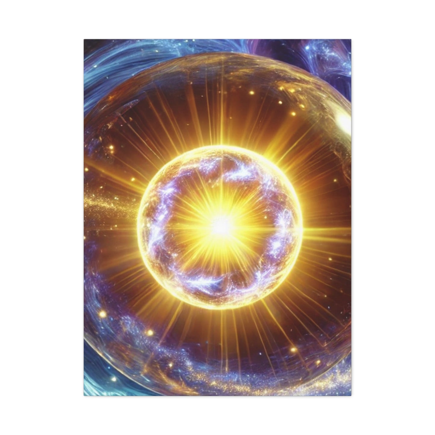 Energetic Orbs Art Canvas Ed. 12