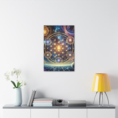 Sacred Geometry Art Canvas Ed. 74