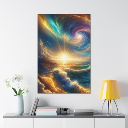 Serene Ocean Art Canvas Ed. 1