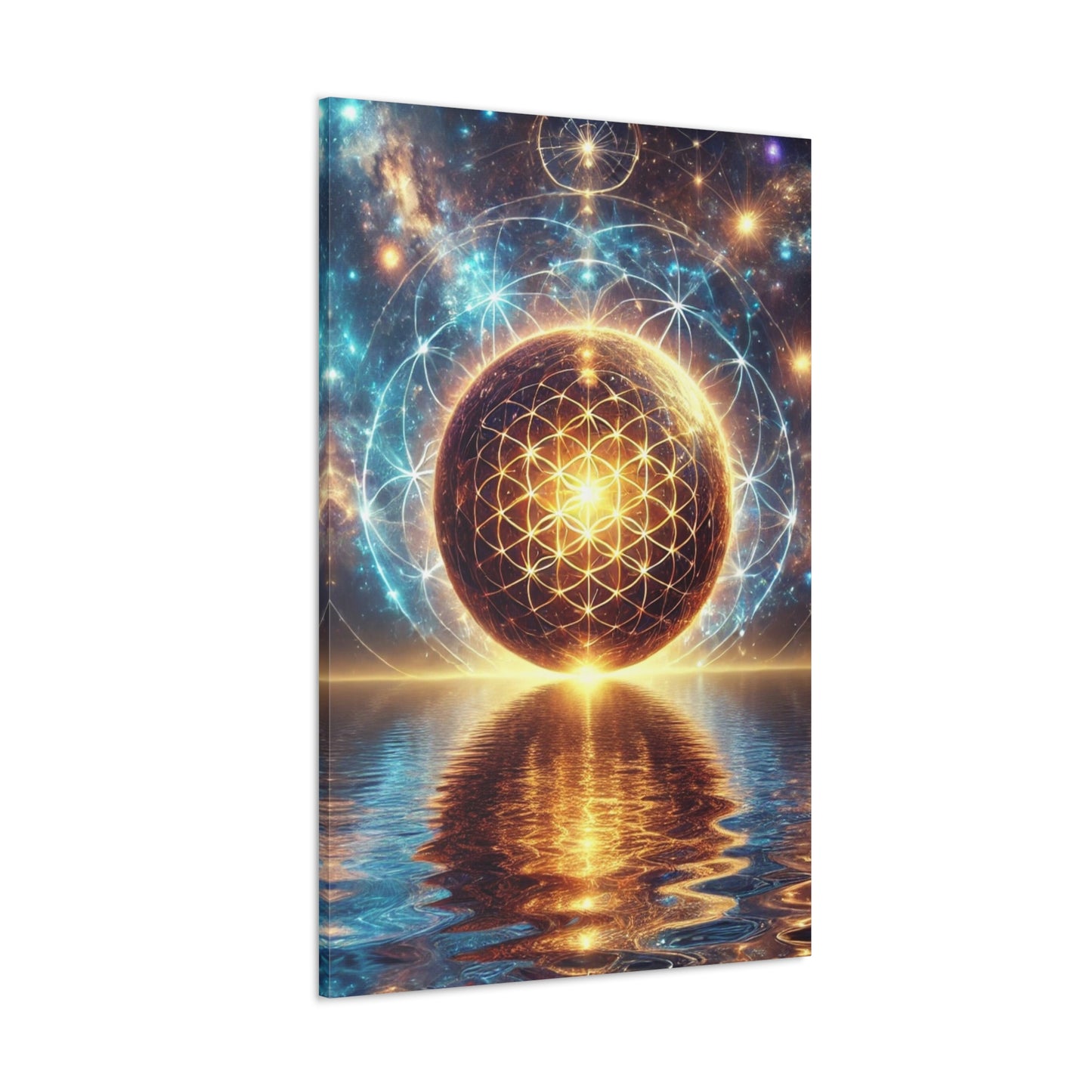 Sacred Geometry Art Canvas Ed. 52