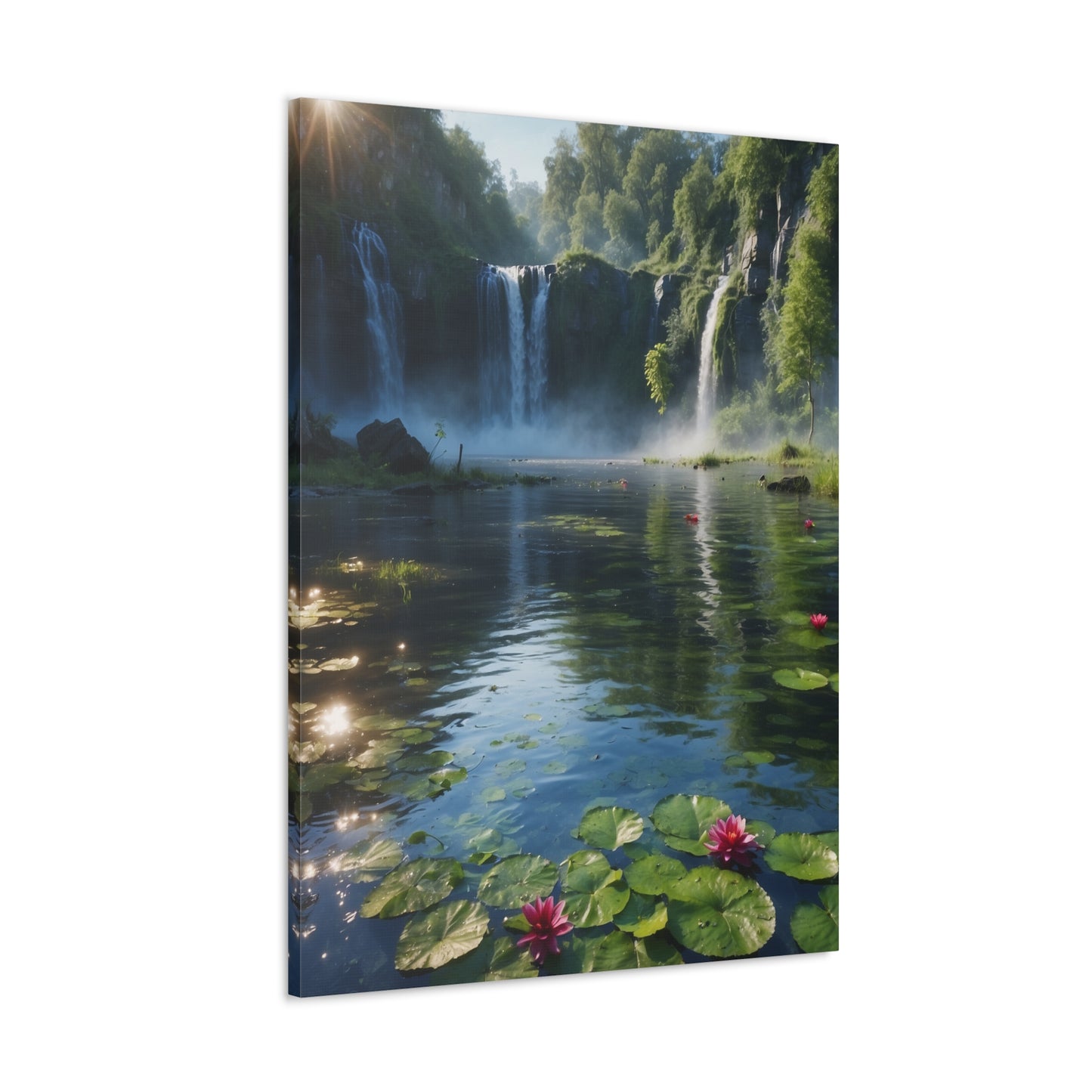 Majestic Waterfalls Art Canvas Ed. 6