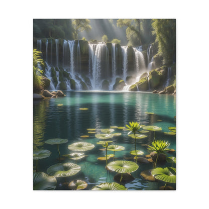 Majestic Waterfalls Art Canvas Ed. 24