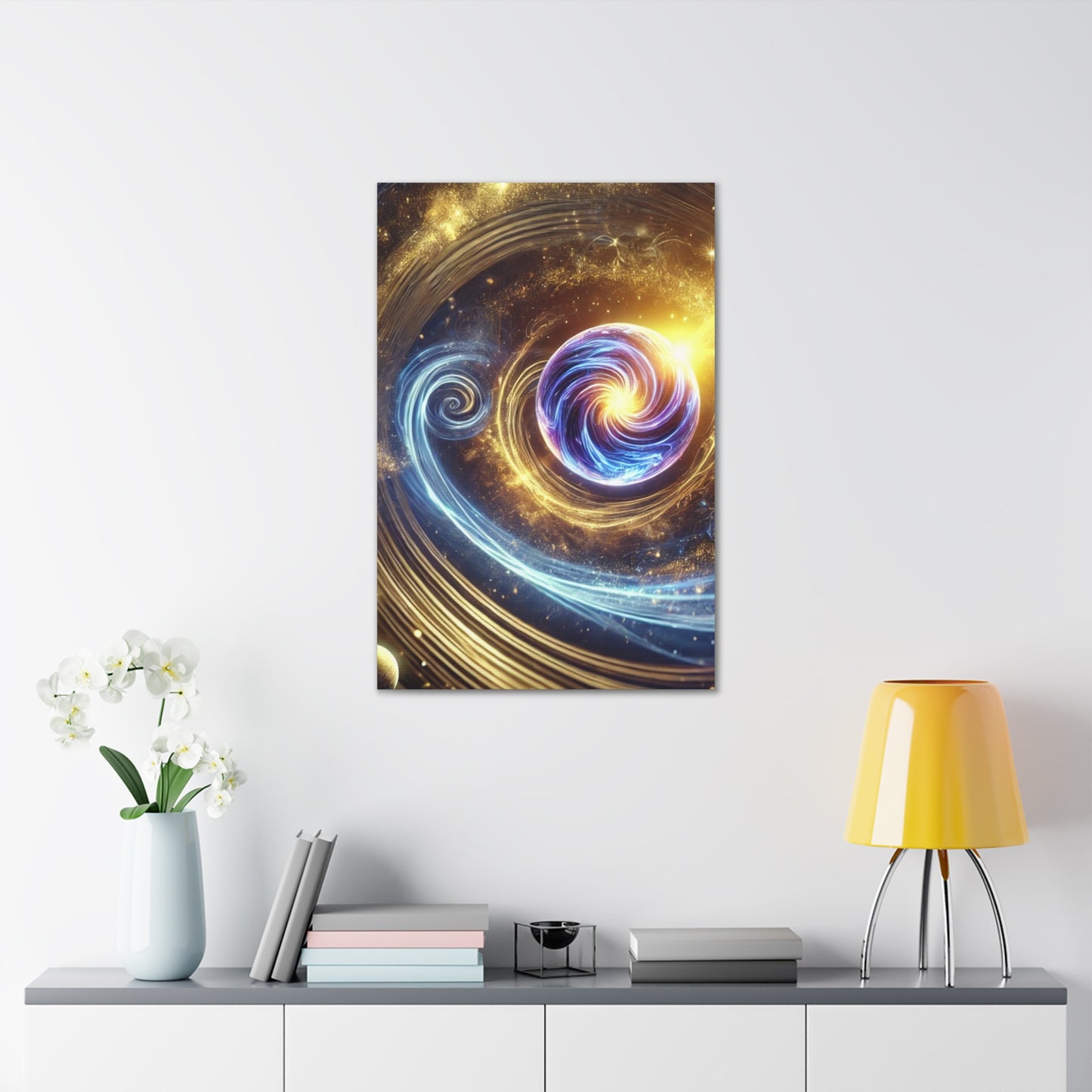 Energetic Orbs Art Canvas Ed. 15