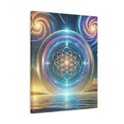 Sacred Geometry Art Canvas Ed. 19