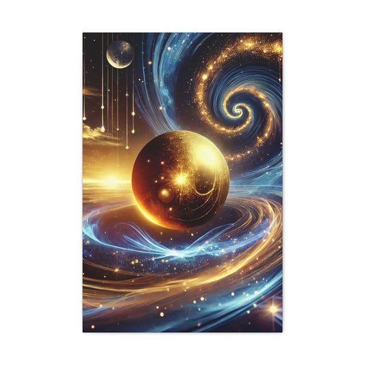 Energetic Orbs Art Canvas Ed. 6