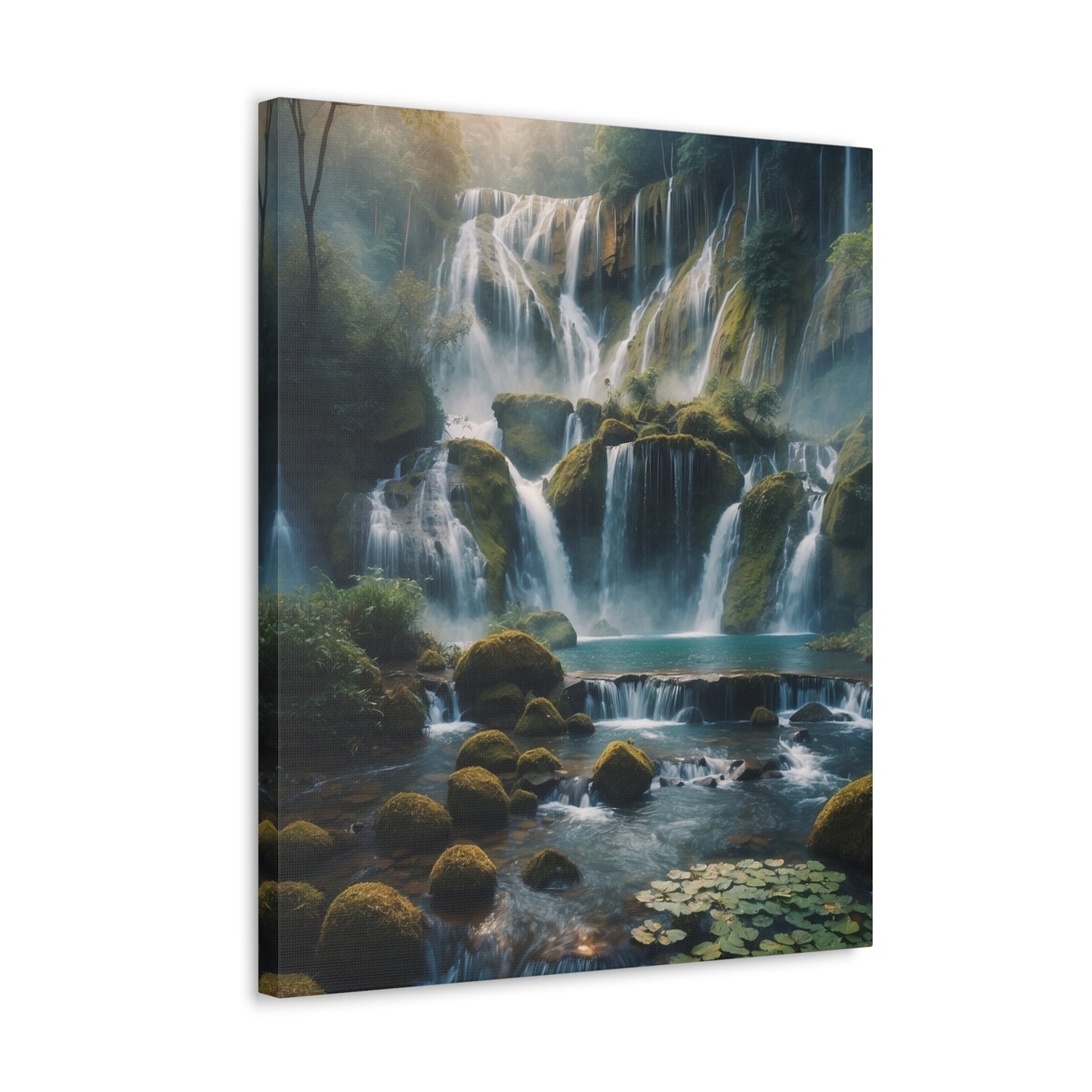 Majestic Waterfalls Art Canvas Ed. 14