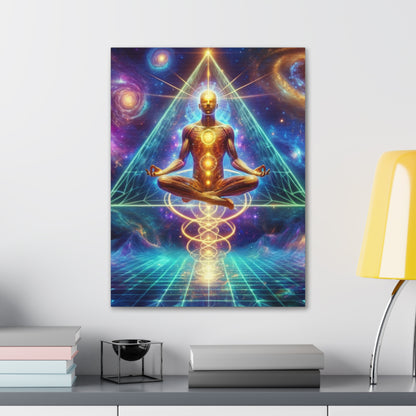 Quantum Entanglement Art Canvas Ed. 18