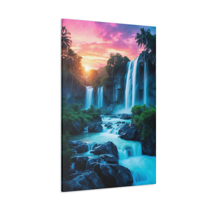 Majestic Waterfalls Art Canvas Ed. 31