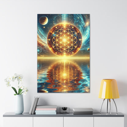 Sacred Geometry Art Canvas Ed. 49