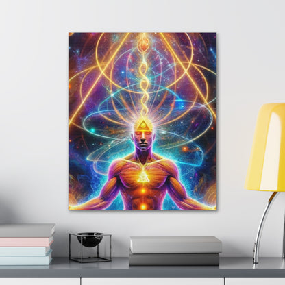 Quantum Entanglement Art Canvas Ed. 9