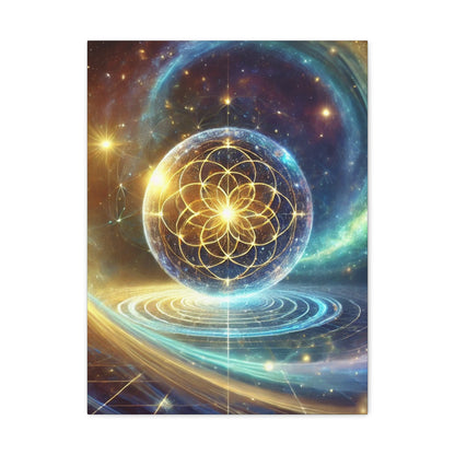 Sacred Geometry Art Canvas Ed. 56