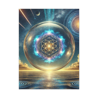 Sacred Geometry Art Canvas Ed. 18