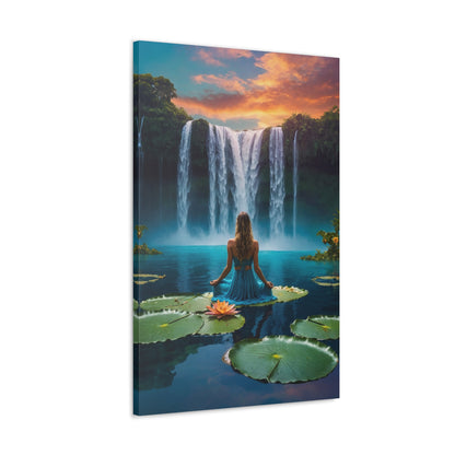 Blissful Lotus Art Canvas Ed. 4