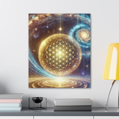 Sacred Geometry Art Canvas Ed. 58