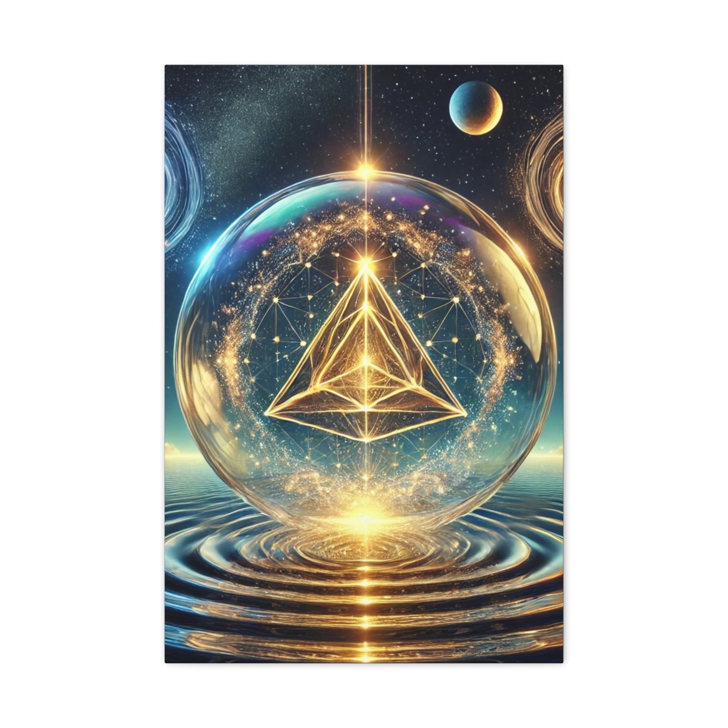 Sacred Geometry Art Canvas Ed. 34