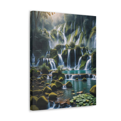 Majestic Waterfalls Art Canvas Ed. 13