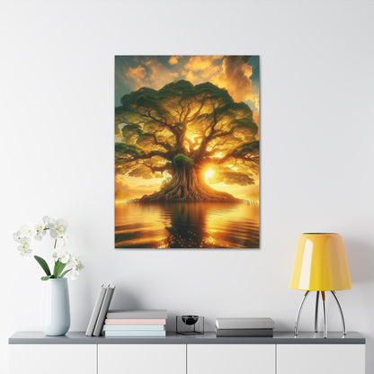 Trees of Light Art Canvas Ed. 4