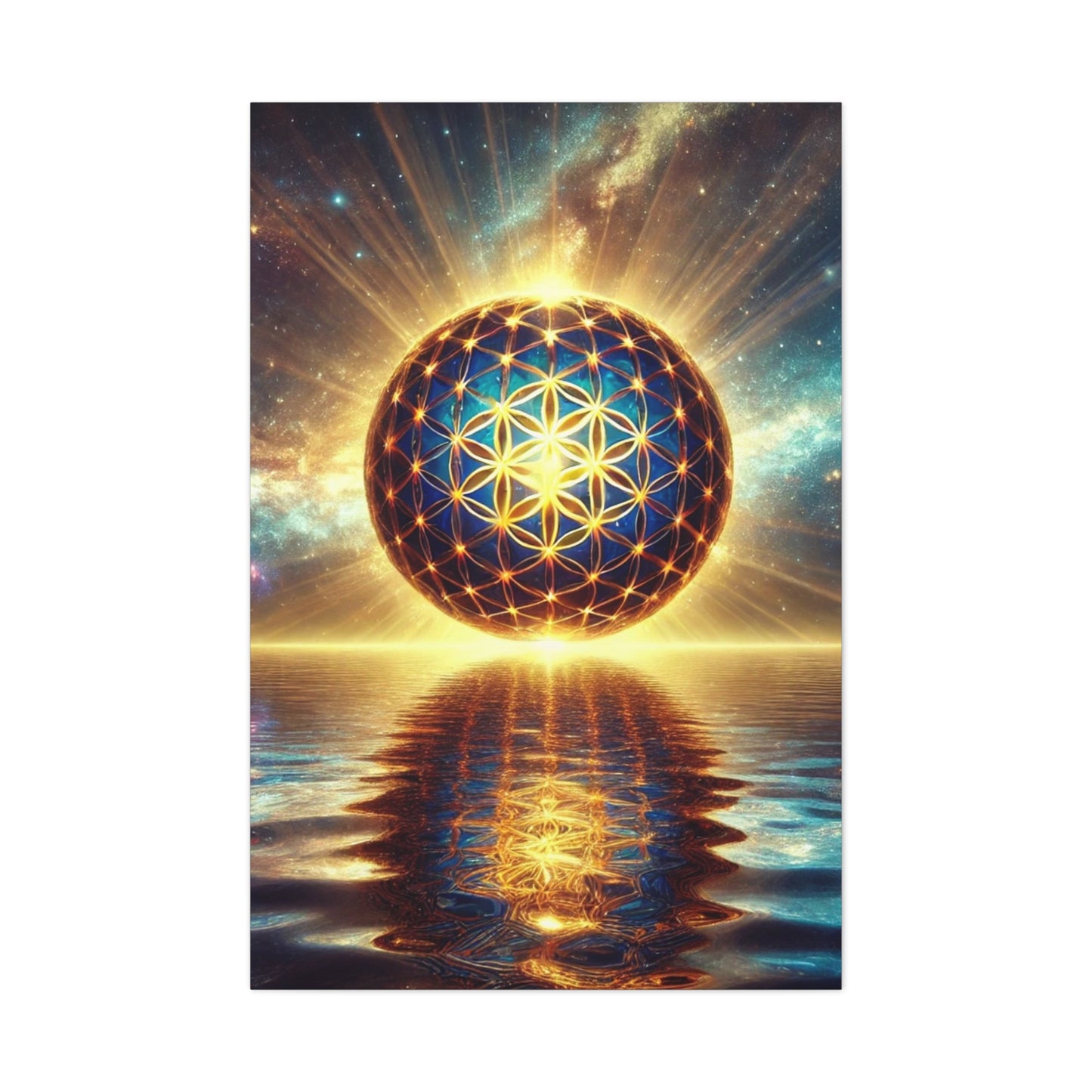 Sacred Geometry Art Canvas Ed. 47