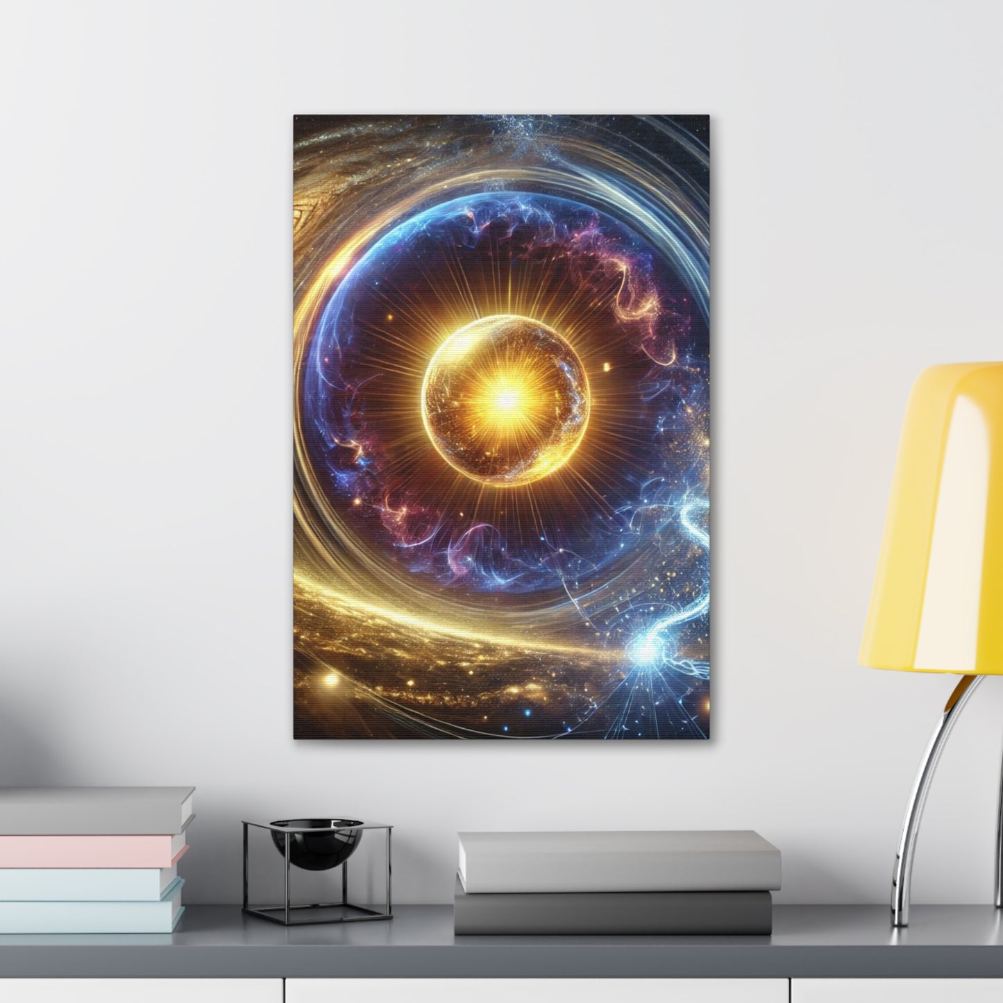 Energetic Orbs Art Canvas Ed. 9