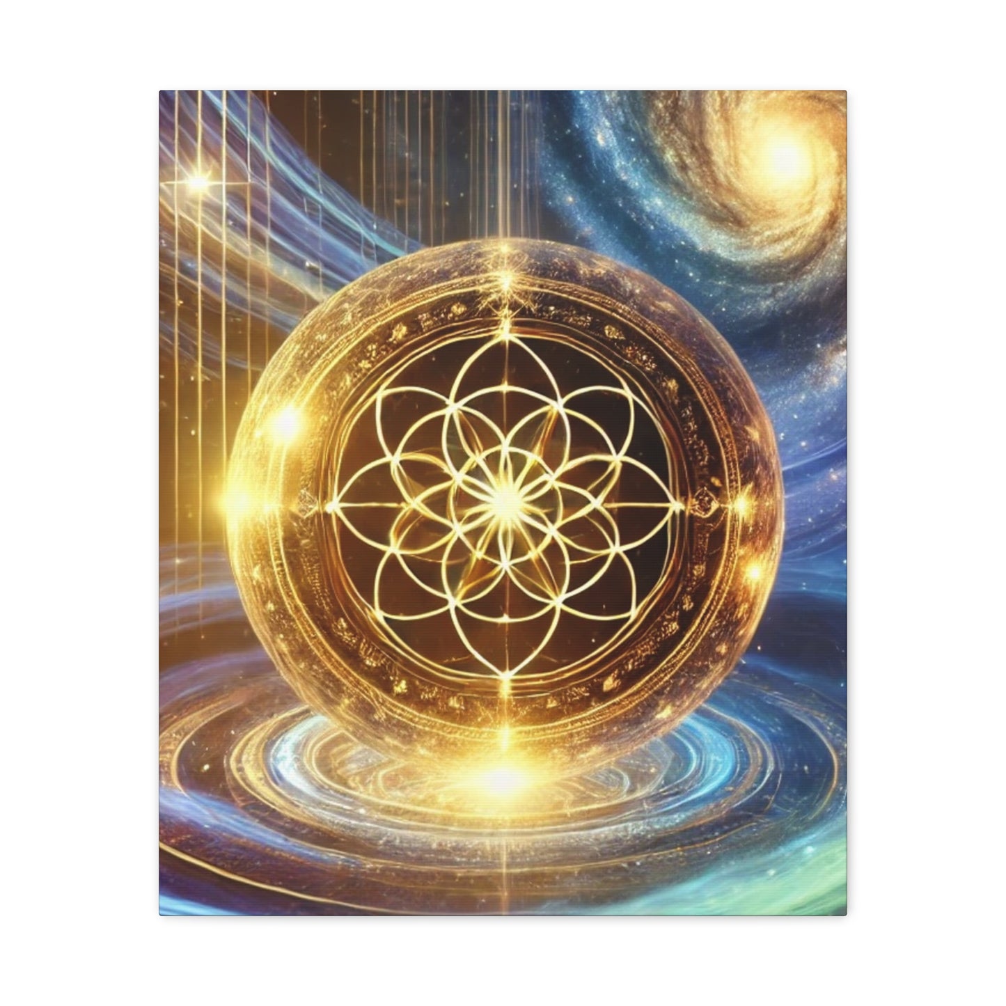 Sacred Geometry Art Canvas Ed. 57