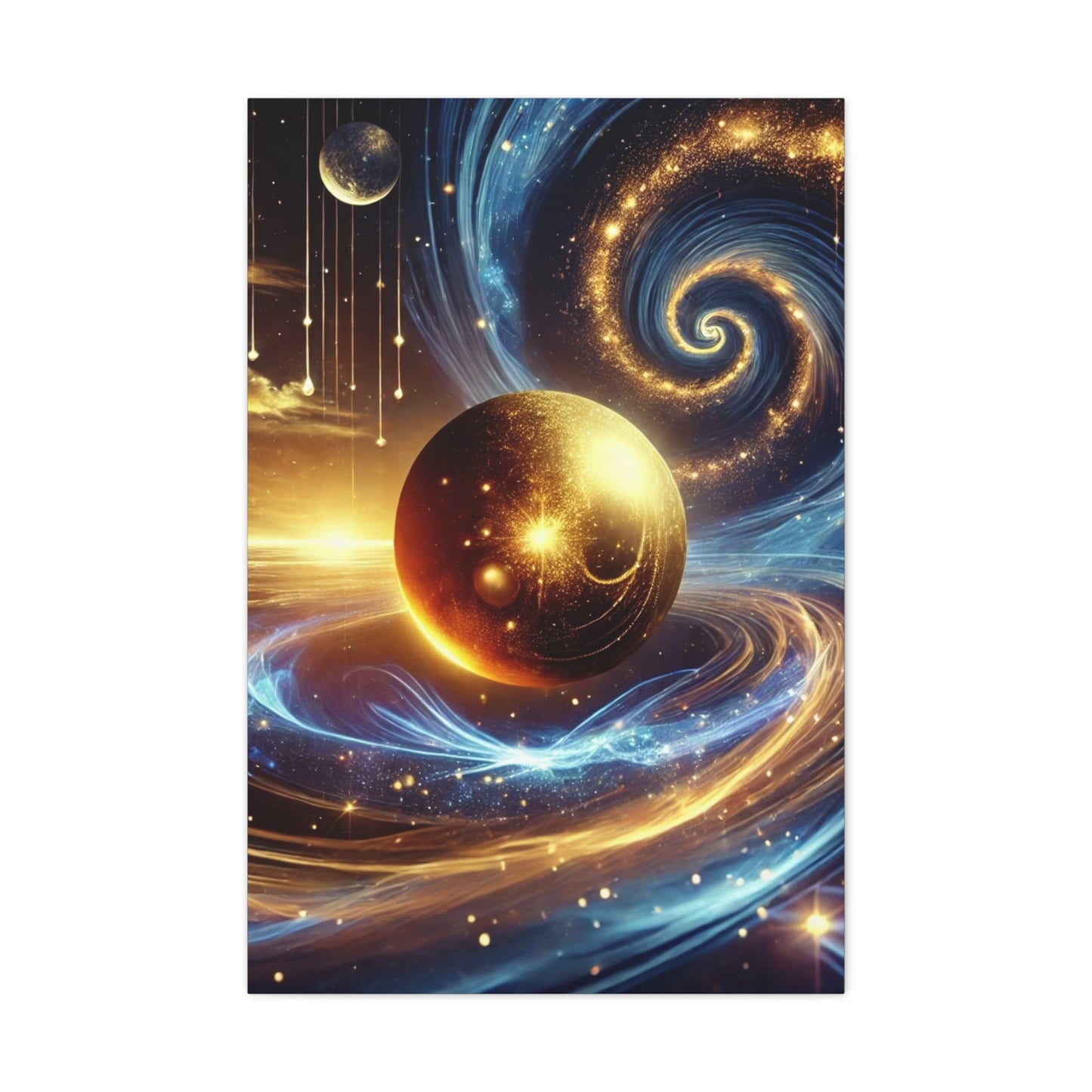 Energetic Orbs Art Canvas Ed. 6