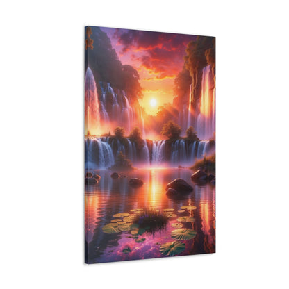 Majestic Waterfalls Art Canvas Ed. 22