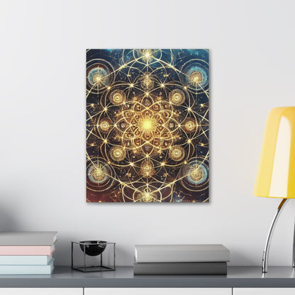 Sacred Geometry Art Canvas Ed. 75