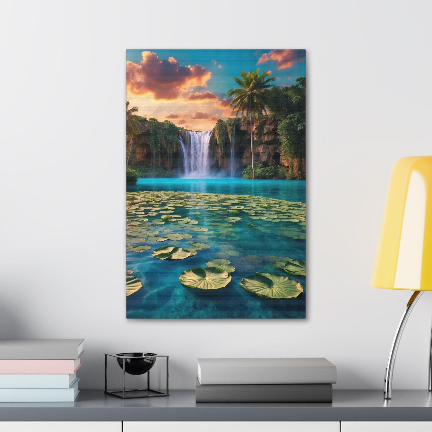 Majestic Waterfalls Art Canvas Ed. 39