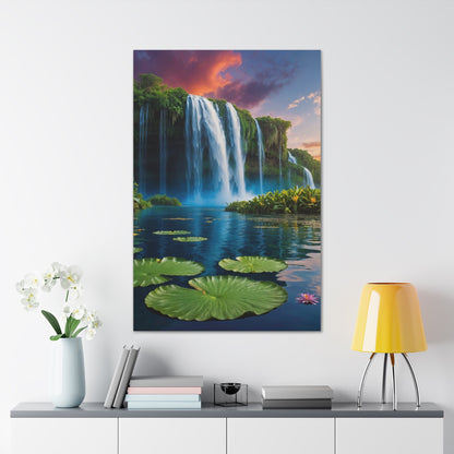 Blissful Lotus Art Canvas Ed. 3