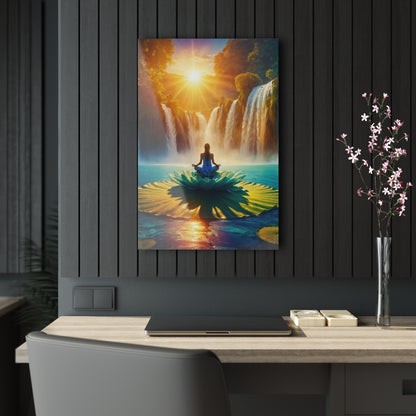 Blissful Lotus Acrylic Print Ed. 13