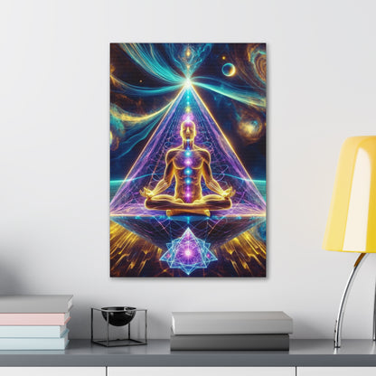 Quantum Entanglement Art Canvas Ed. 3