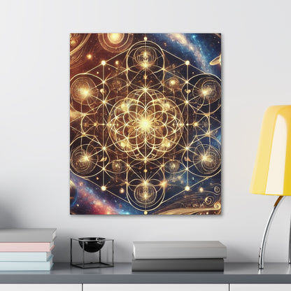 Sacred Geometry Art Canvas Ed. 78