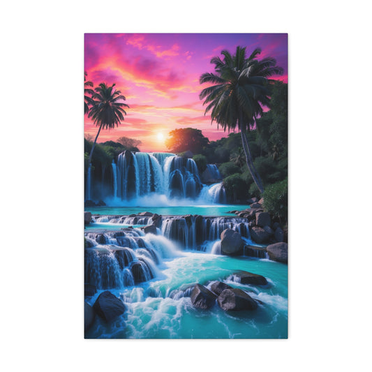 Majestic Waterfalls Art Canvas Ed. 38