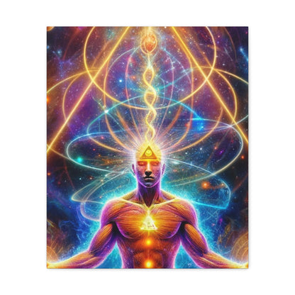 Quantum Entanglement Art Canvas Ed. 9