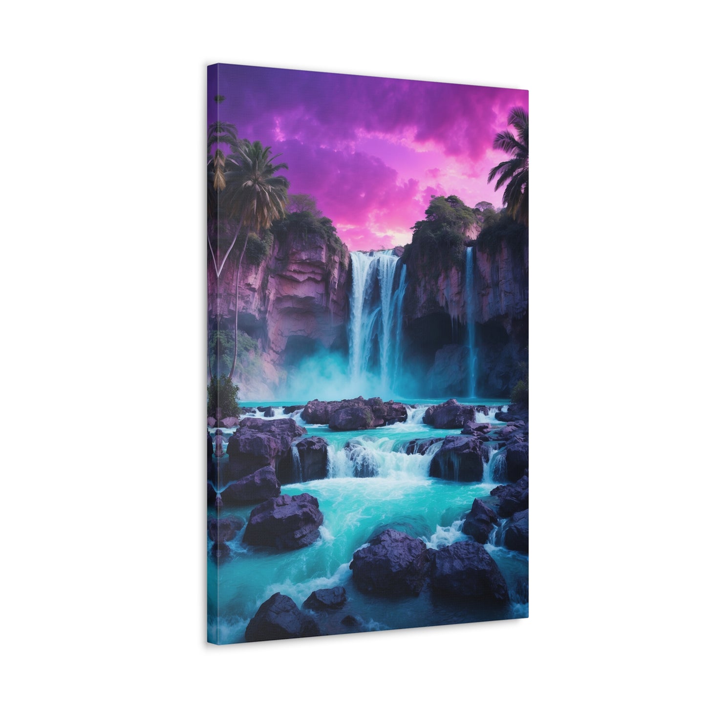 Majestic Waterfalls Art Canvas Ed. 30