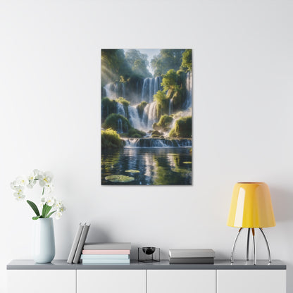 Majestic Waterfalls Art Canvas Ed. 12