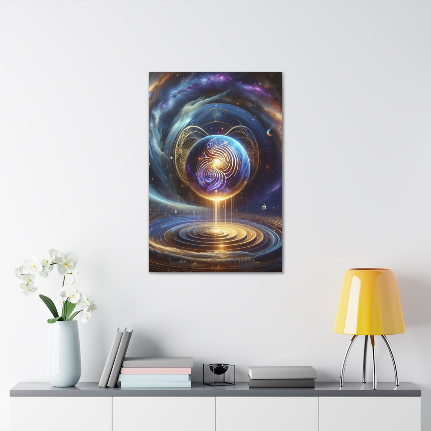 Sacred Geometry Art Canvas Ed. 61