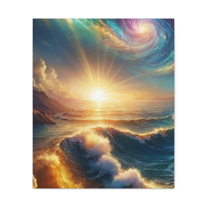 Serene Ocean Art Canvas Ed. 18