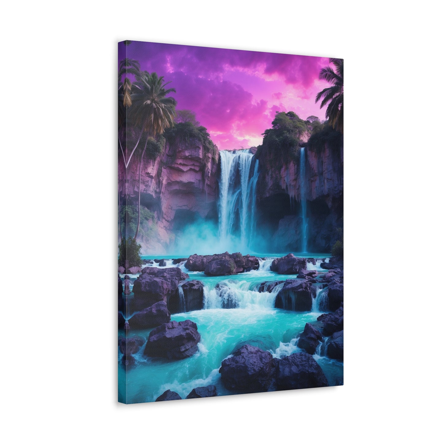 Majestic Waterfalls Art Canvas Ed. 30