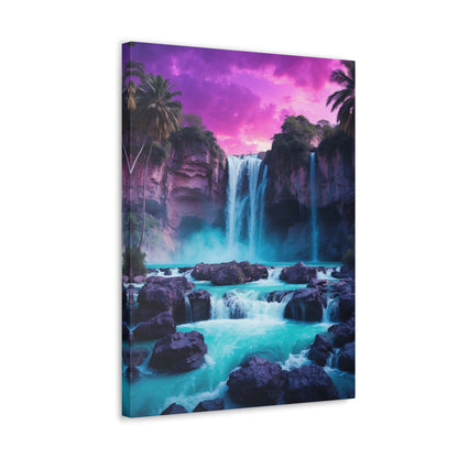 Majestic Waterfalls Art Canvas Ed. 30