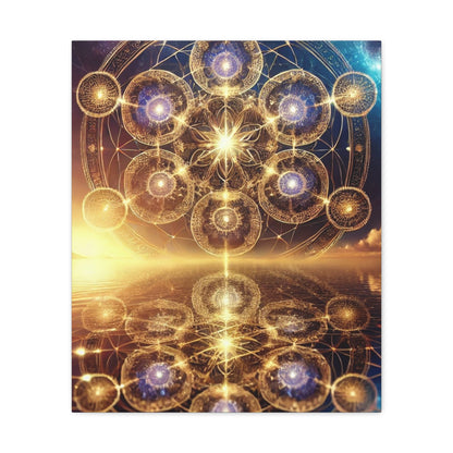 Sacred Geometry Art Canvas Ed. 95