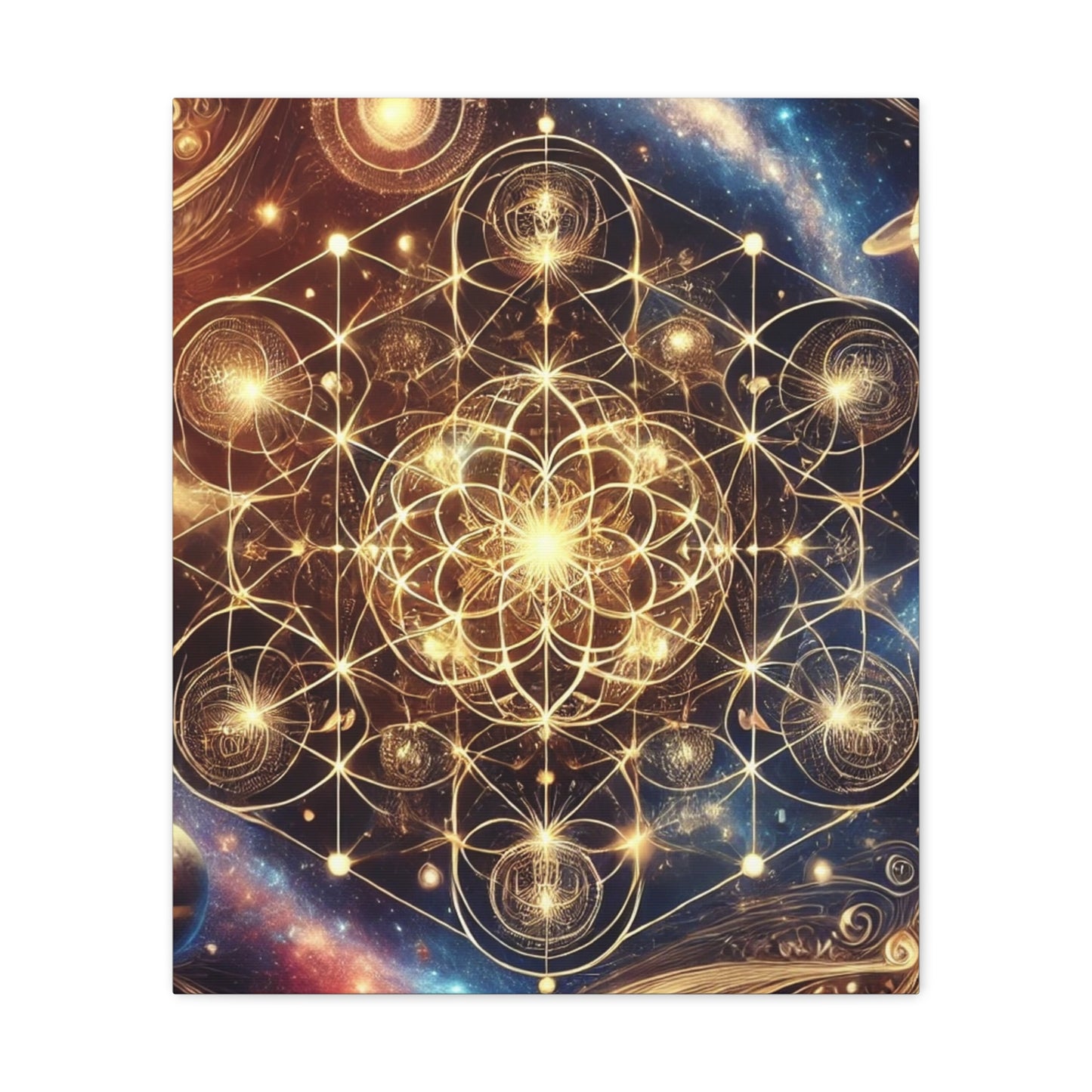 Sacred Geometry Art Canvas Ed. 78