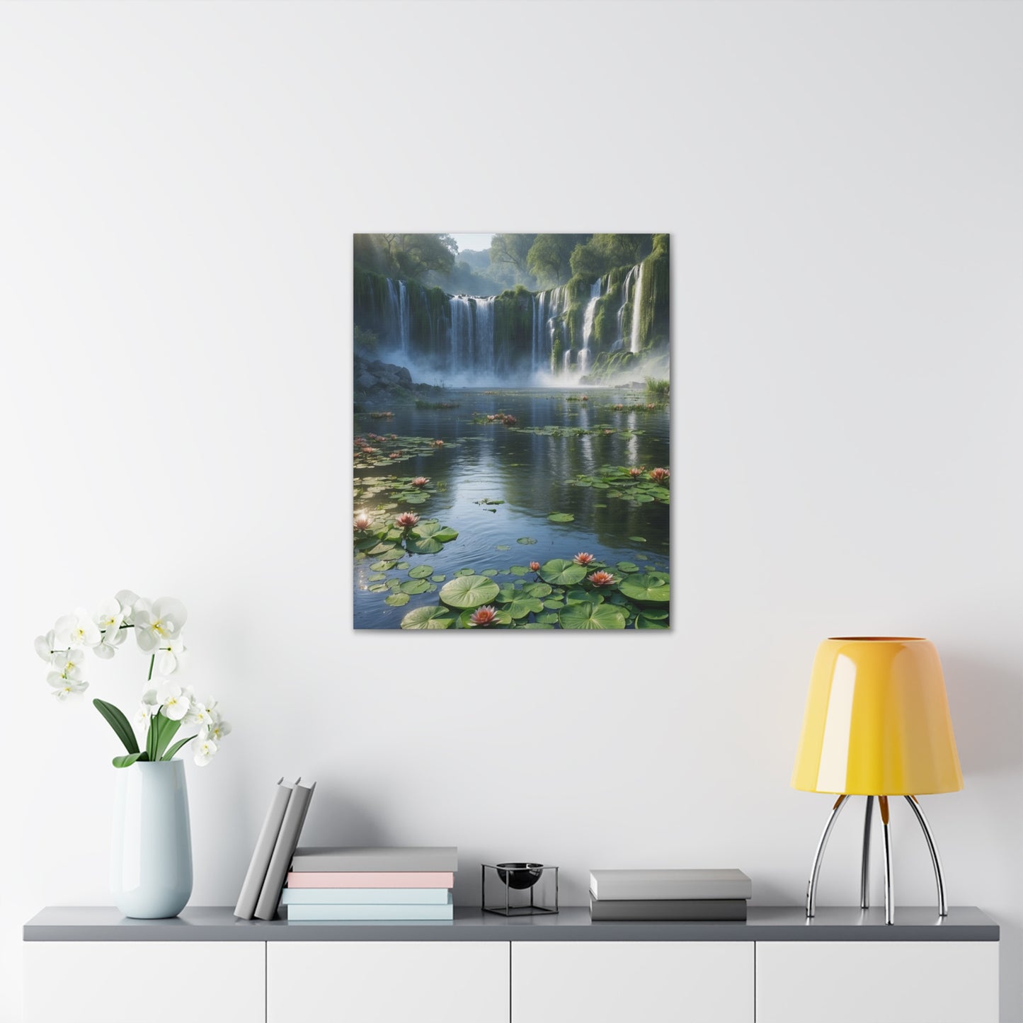 Majestic Waterfalls Art Canvas Ed. 7