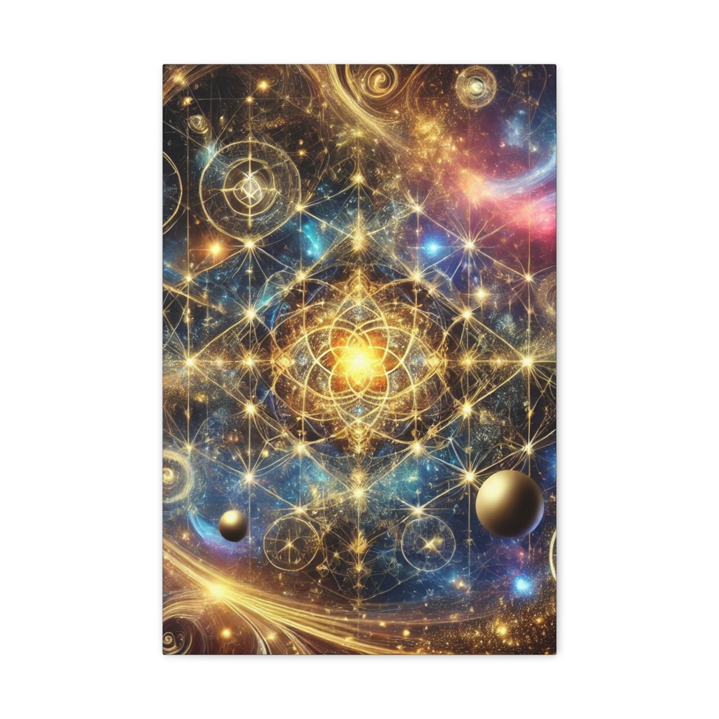 Sacred Geometry Art Canvas Ed. 72