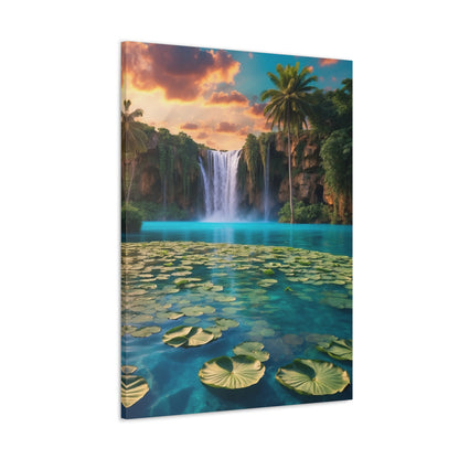 Majestic Waterfalls Art Canvas Ed. 39