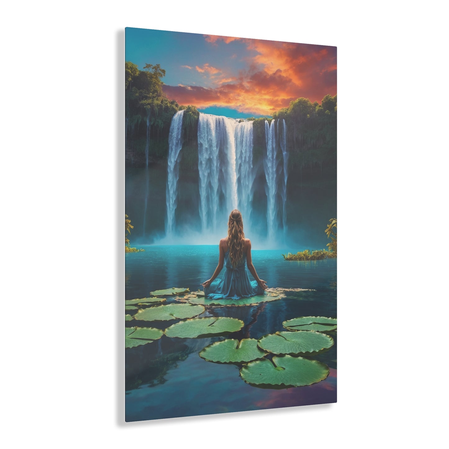 Blissful Lotus Acrylic Print Ed. 2