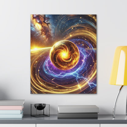 Energetic Orbs Art Canvas Ed. 8