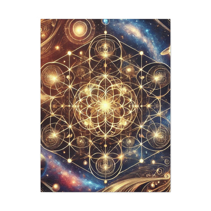 Sacred Geometry Art Canvas Ed. 78